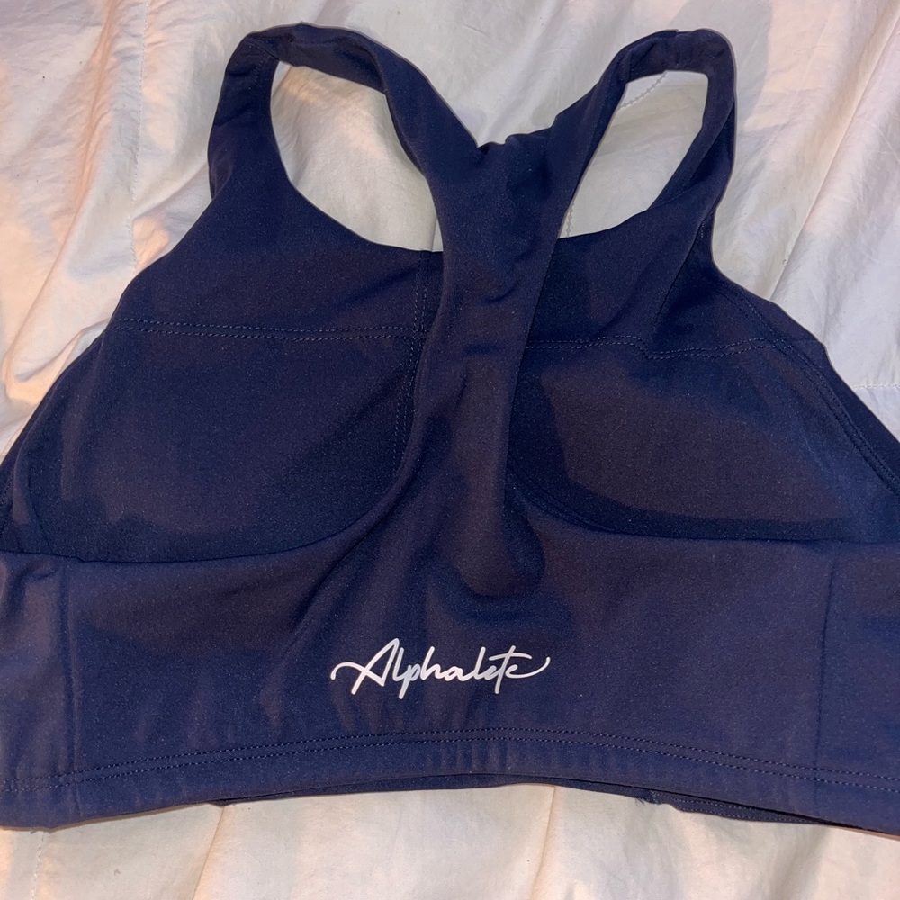 COPY - Alphalete Sports bra size small navy